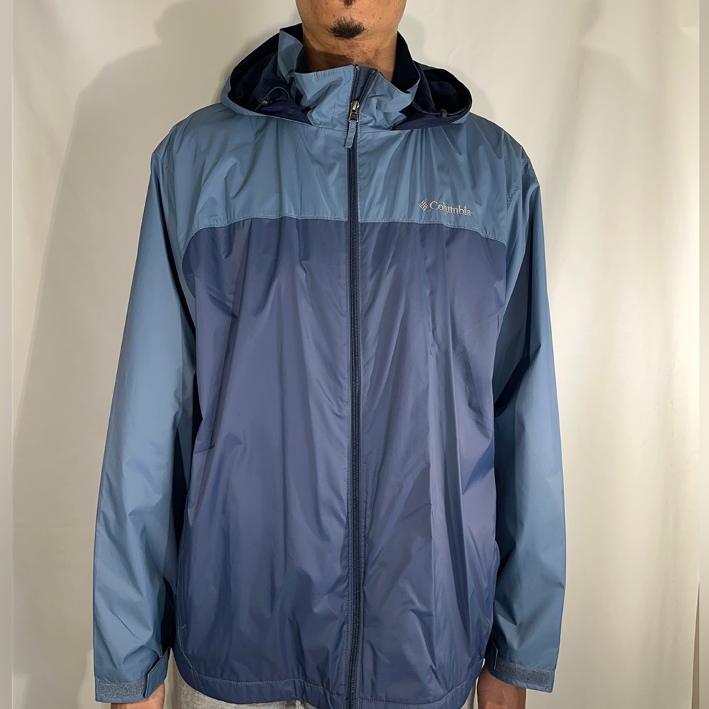 Men’s XXL Blue Columbia Rain Jacket